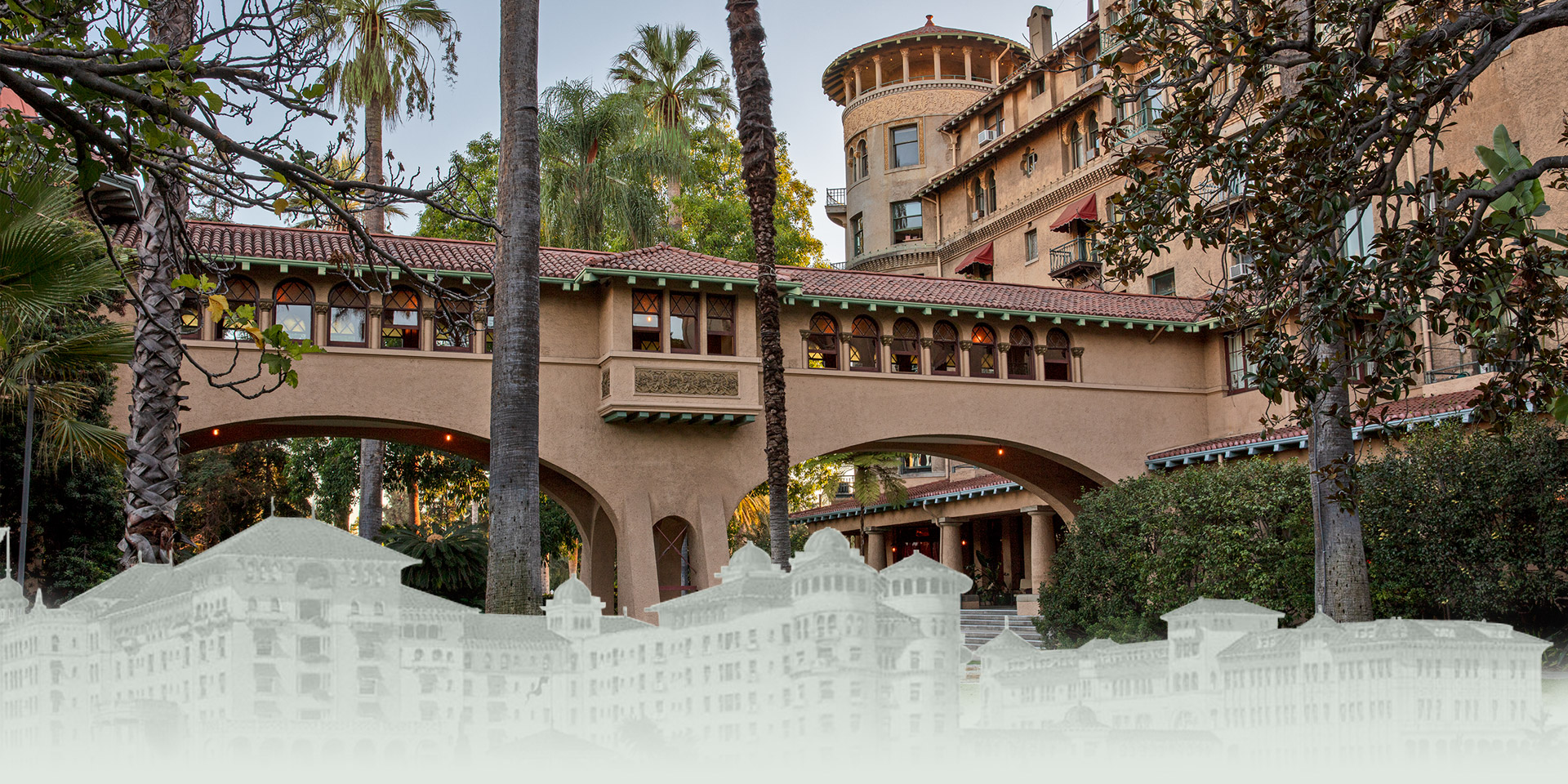 Castle Green, a National Historic Landmark and popular wedding venue in Pasadena, CA — photo courtesy of Castle Green.