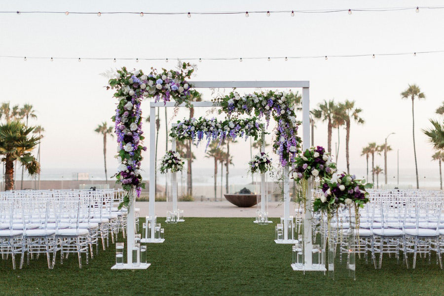 Reception tablescape styled by BEL Event Productions at Pasea Hotel & Spa